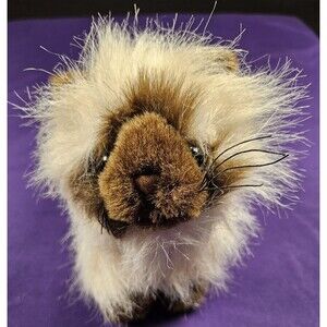 Ganz Himalayan Toy Cat Stuffed Animal Plush  Blue Eyes Long Fur Webkinz